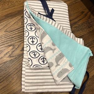 Four pack swaddle blankets